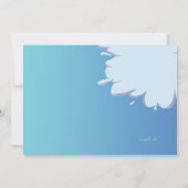 スプラッシュ招待状 招待状 (裏面)