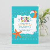 スプラッシュ招待状 招待状 (スタンド正面)