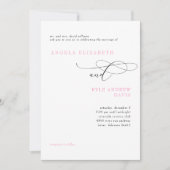 スプラッシュ春花嫁の親結婚式招待状 招待状 (正面)