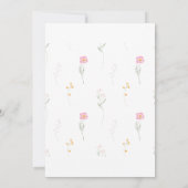 スプラッシュ春花嫁の親結婚式招待状 招待状 (裏面)