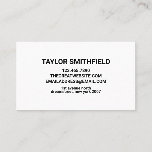 スプラッシュ水彩の色 名刺 (裏面)