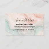 スプラッシュ液体グリッターピンクマーブル割引カード 割引カード (裏面)