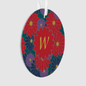 スプラッシュ秋フローラアクリルオーナメント オーナメント (正面)