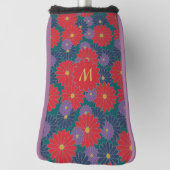 スプラッシュ秋フローラパターカバー ゴルフヘッドカバー (回転90)