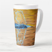 スプラッシュ秋夕べ カフェラテマグ (右アングル)