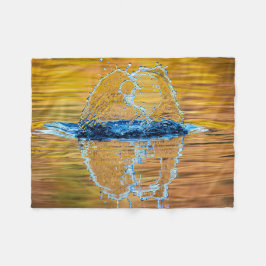 スプラッシュ秋夕べ フリースブランケット