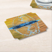 スプラッシュ秋夕べ ペーパーコースター (アングル)