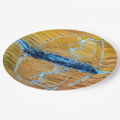 スプラッシュ秋夕べ ペーパープレート (アングル)