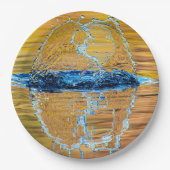 スプラッシュ秋夕べ ペーパープレート (正面)