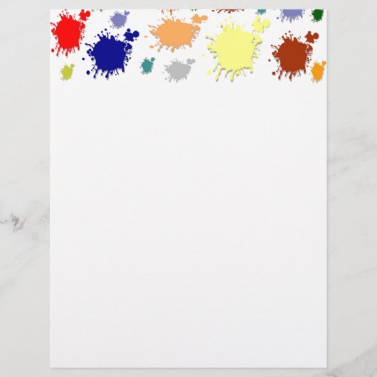 スプラッシュ絵を描フライヤー チラシ (正面)