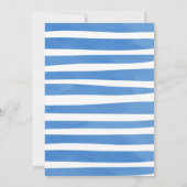 スプラッシュ誕生日バッシュボーイプールパーティー 招待状 (裏面)