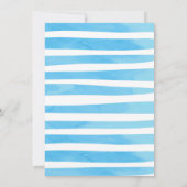 スプラッシュ誕生日バッシュボーイプールパーティー 招待状 (裏面)