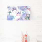 スプラッシュ魔法メルメイド誕生日バッシュ 横断幕 (インサイチュ)