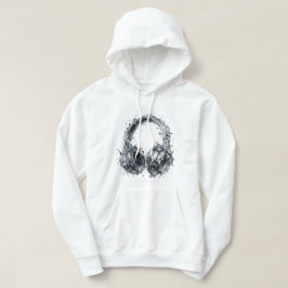 スプラッシュ ウォーター ヘッドフォン フルイド オーディオ ミュージック アート パーカ