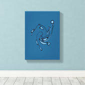 スプラッシュ キャンバスプリント (インサイチュ (ウッドフロア))