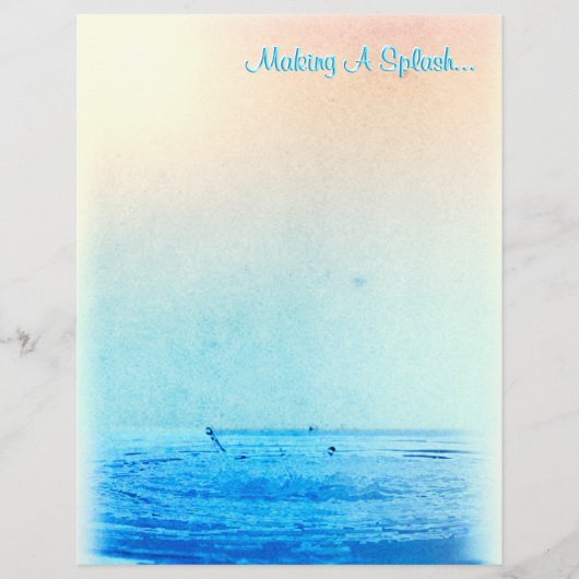 スプラッシュ！(スクラッパーソナライズされたプブック紙) (正面)