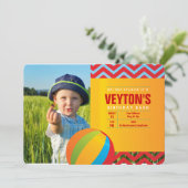 スプラッシュ スプラッシュ バースデー バッシュ ご招待 招待状 (スタンド正面)