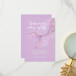 スプラッシュ・スプラッシュ マーメイド ありがとうカード サンキューカード