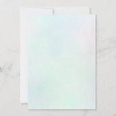 スプラッシュ・スプラッシュ マーメイド 誕生日 招待状 (裏面)