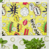 スプラッシュ、バム、ブームキッチンタオル キッチンタオル (折り畳み)