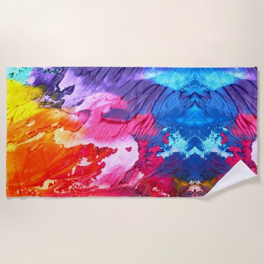 スプラッシュ ビーチタオル (正面)