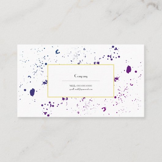 スプラッシュ 名刺 (正面)