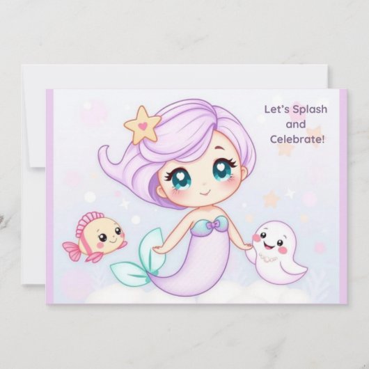 スプラッシュ 招待状 (正面)