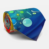 スプラッシュ!気泡カラフル抽象芸術 ネクタイ (ロール)
