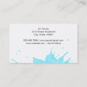 スプラッシュ |表現（青） 名刺 (裏面)