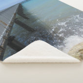 スプラッシングウェーブズオンワーフデザイン シェルパブランケット (3/4)