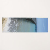 スプラッシングウェーブズオンワーフデザイン ヨガマット (正面(横))