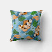 スプラッシングコイフィッシュアンドポンドリリーカスタムズ クッション (裏面)