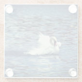 スプラッシングスワングラスコースター ガラスコースター (裏面)