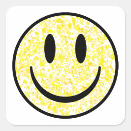 スプラッタスマイル顔 スクエアシール