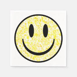 スプラッタスマイル顔 スタンダードカクテルナプキン