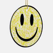 スプラッタスマイル顔 セラミックオーナメント (右)