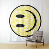 スプラッタスマイル顔 タペストリー (インサイチュ)