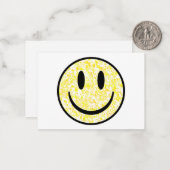 スプラッタスマイル顔 ノートカード (正面/裏面インサイチュ)