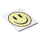 スプラッタスマイル顔 ノートパッド (アングル)