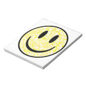 スプラッタスマイル顔 ノートパッド (回転)