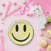 スプラッタスマイル顔 ペーパープレート (パーティー)