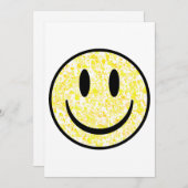 スプラッタスマイル顔 招待状 (正面/裏面)