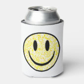 スプラッタスマイル顔 缶クーラー (缶正面)