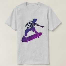 スプラッターグラフィックスケートボードTシャツ Tシャツ