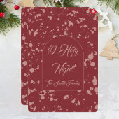 スプラッタースタイリッシュなクリスマスカード シーズンカード