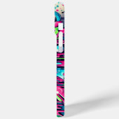 スプラッタ混沌：ネオン絵を描（ばちゃばちゃ）跳ねる Case-Mate iPhoneケース (裏面 / 左)