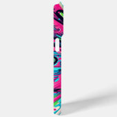 スプラッタ混沌：ネオン絵を描（ばちゃばちゃ）跳ねる Case-Mate iPhoneケース (裏面 / 右)