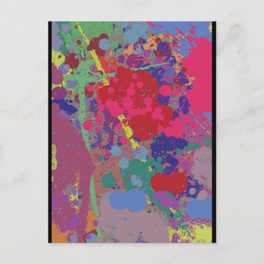 スプラッタ ポストカード (正面)