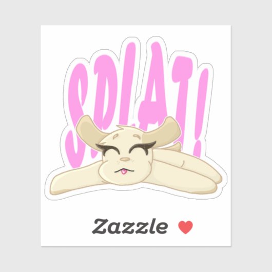 スプラットパピービニールステッカー シール (シート)