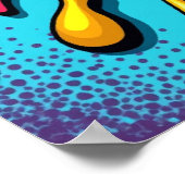 スプラット！アートポップ・アートの漫画爆破ポスター ポスター (角)